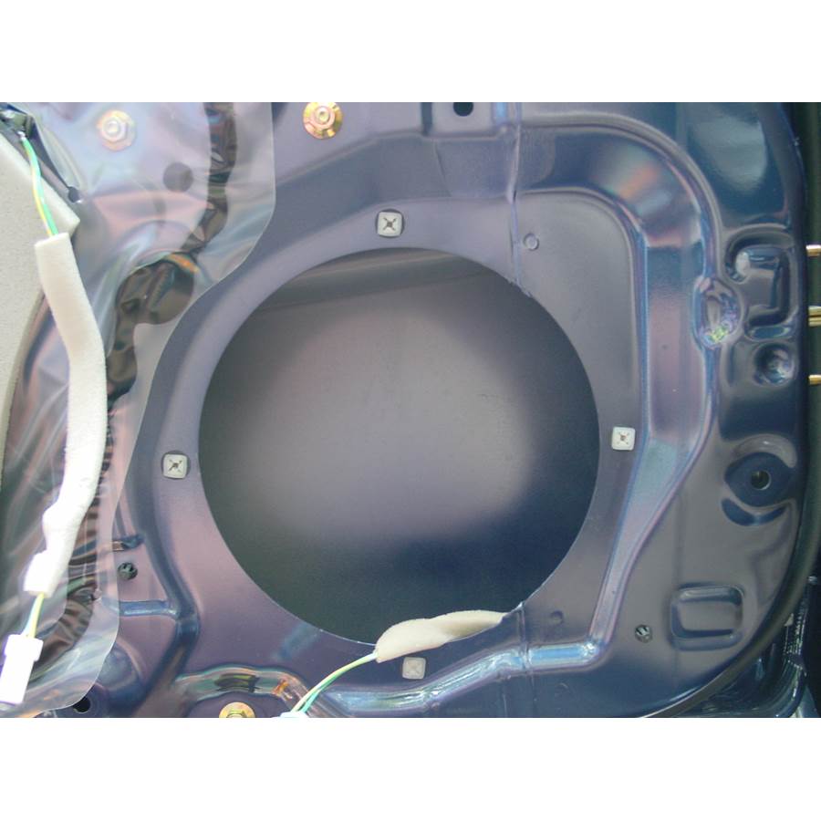 2003 Mazda Miata Front door woofer removed