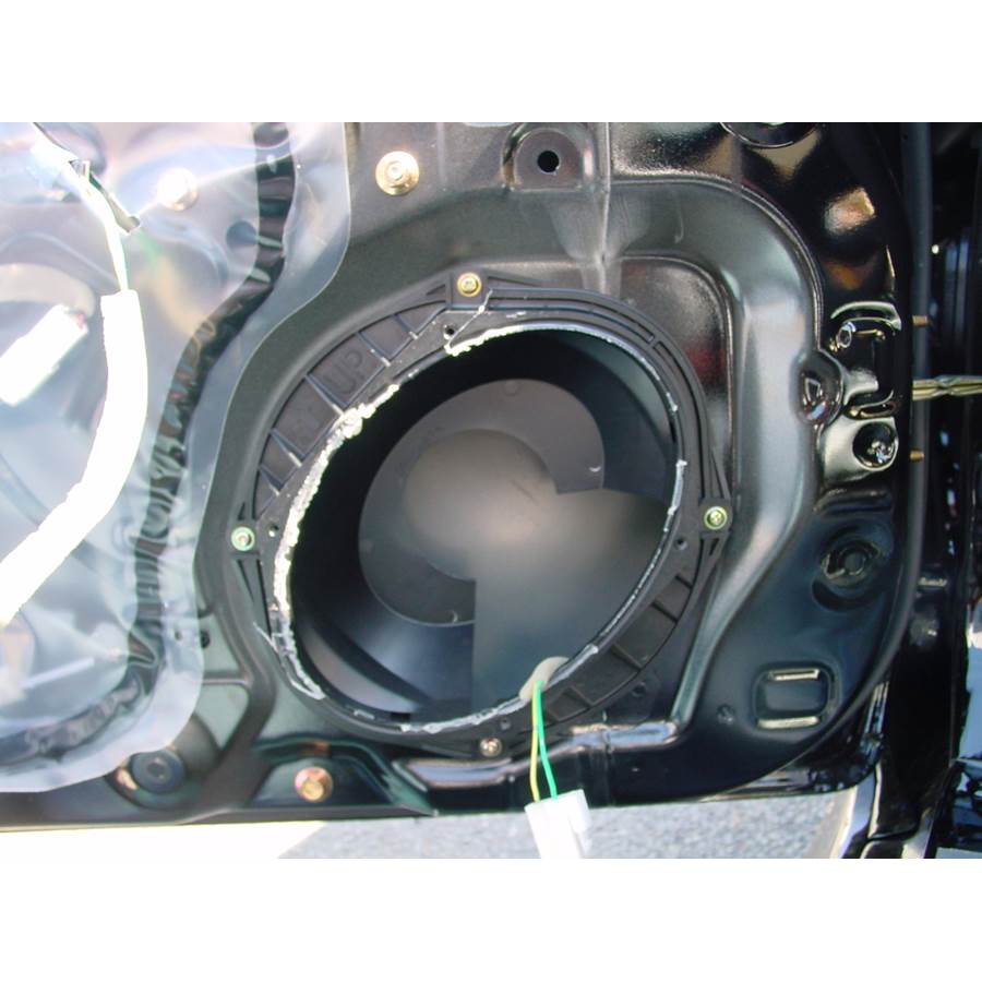 2005 Mazda Miata Front door woofer removed