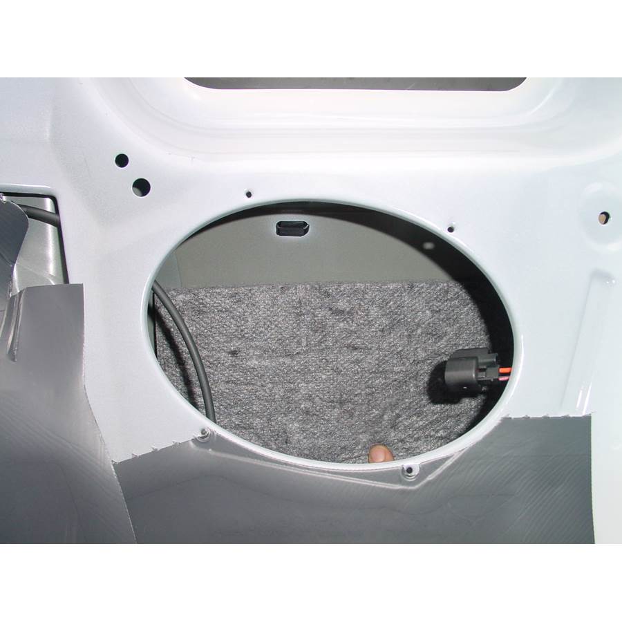 2003 Mazda B Series Rear door speaker removed