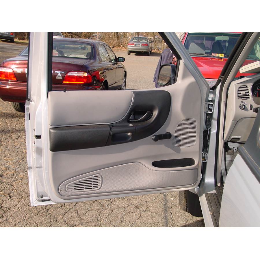 2001 Mazda B Series Front door speaker location