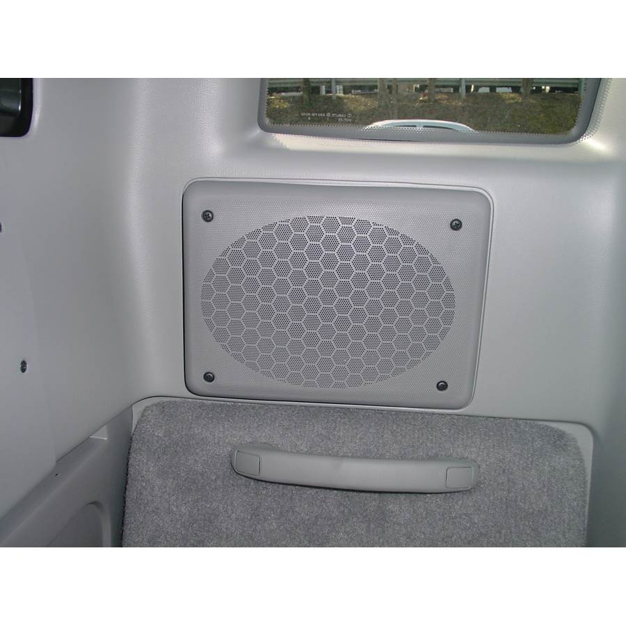 2001 Mazda B Series Rear cab speaker location