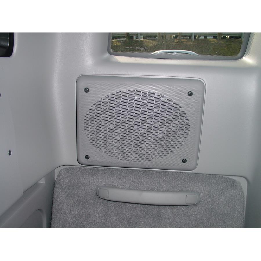 2009 Mazda B Series Rear cab speaker location
