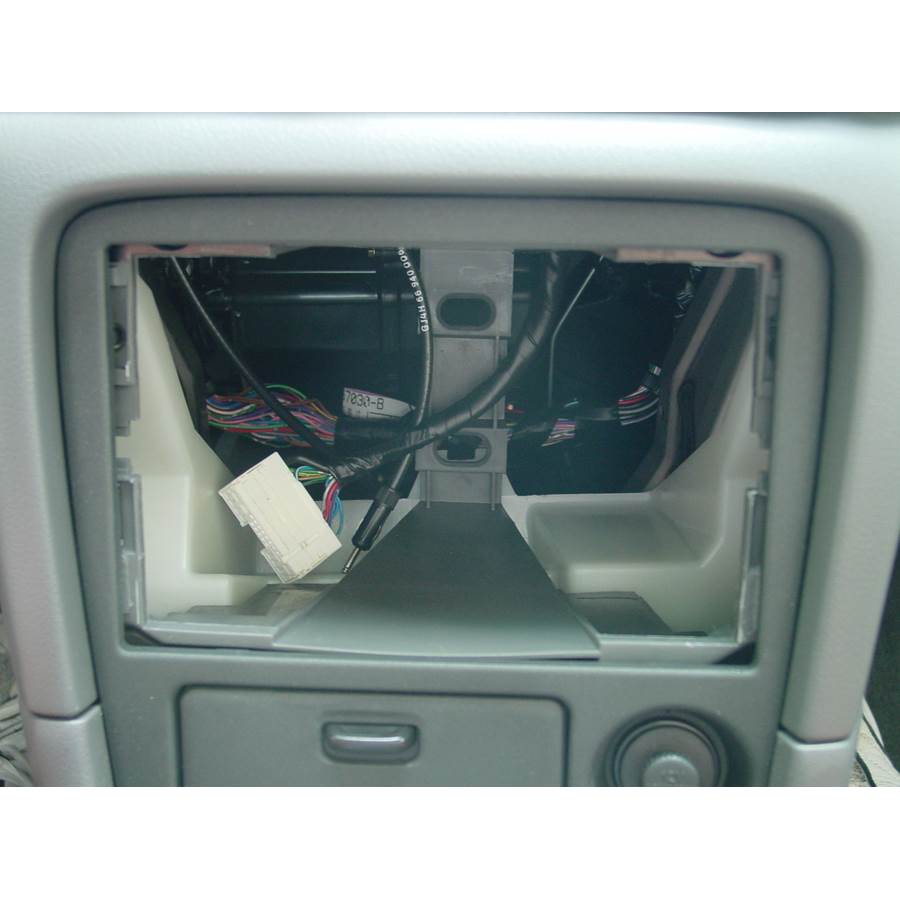 2001 Mazda 626 Factory radio removed