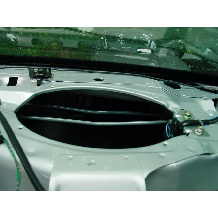 2001 Mazda 626 Rear deck speaker removed