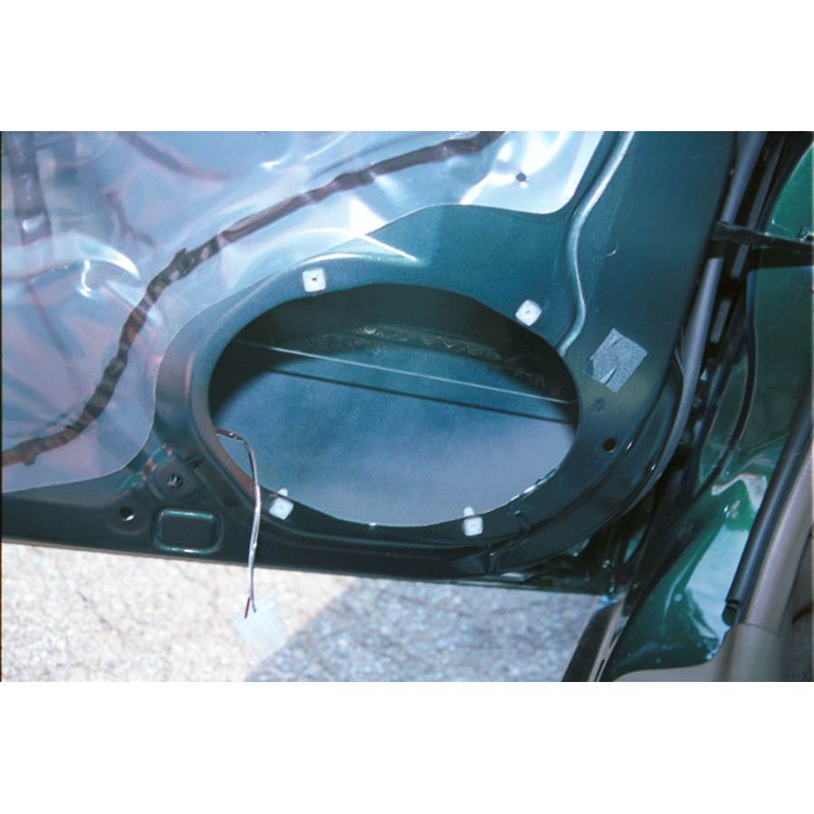 1999 Mazda Protege Front speaker removed