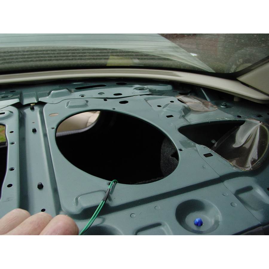 1997 Mazda Millenia Rear deck speaker removed