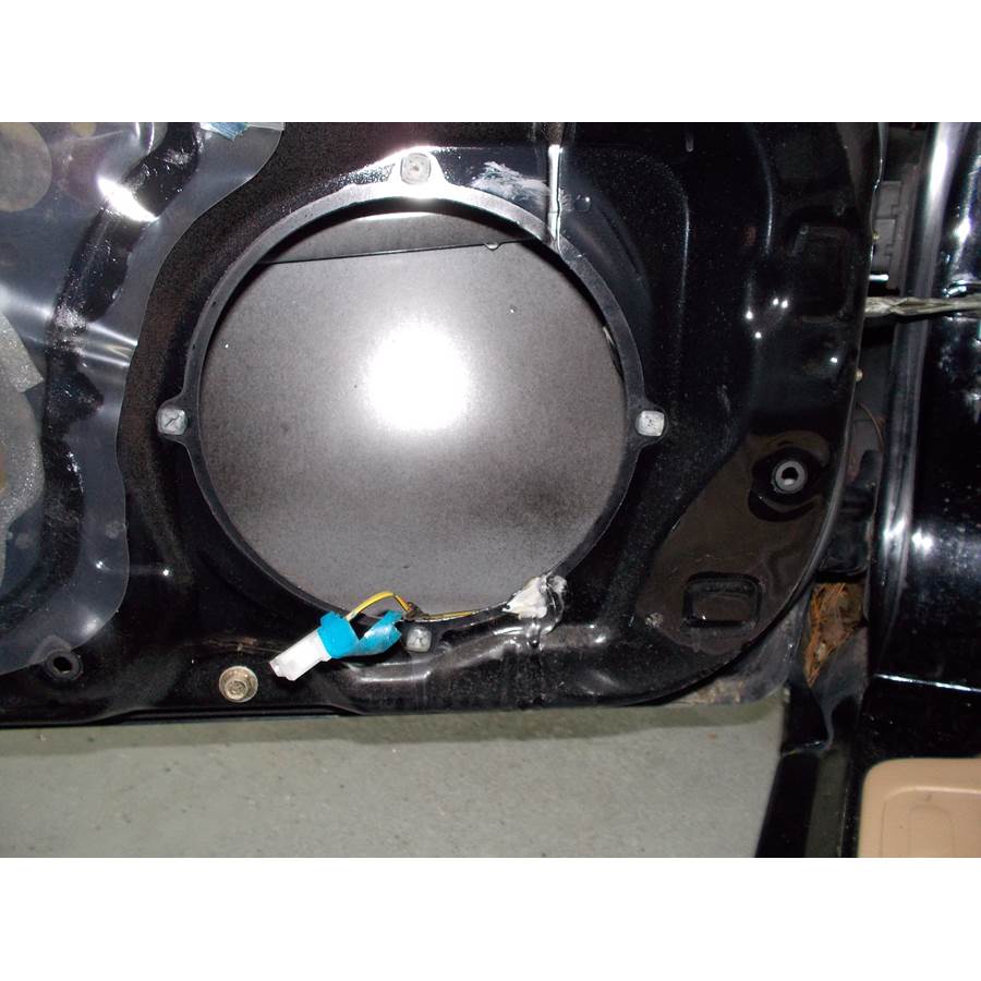2000 Mazda Miata Front door woofer removed