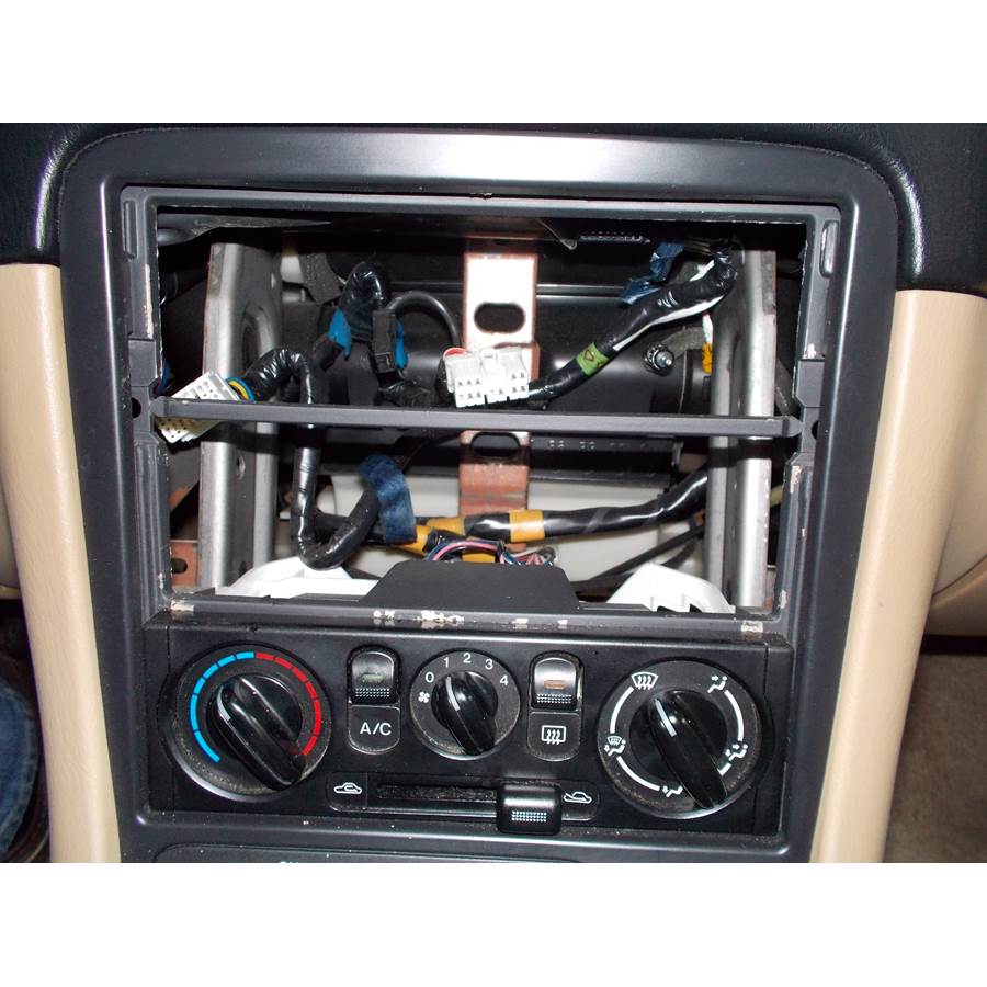 2000 Mazda Miata Factory radio removed