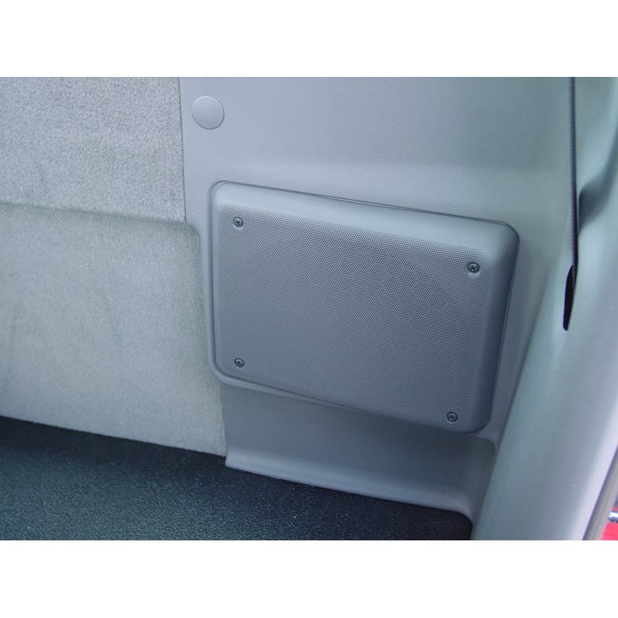 2000 Mazda B Series Rear cab speaker location