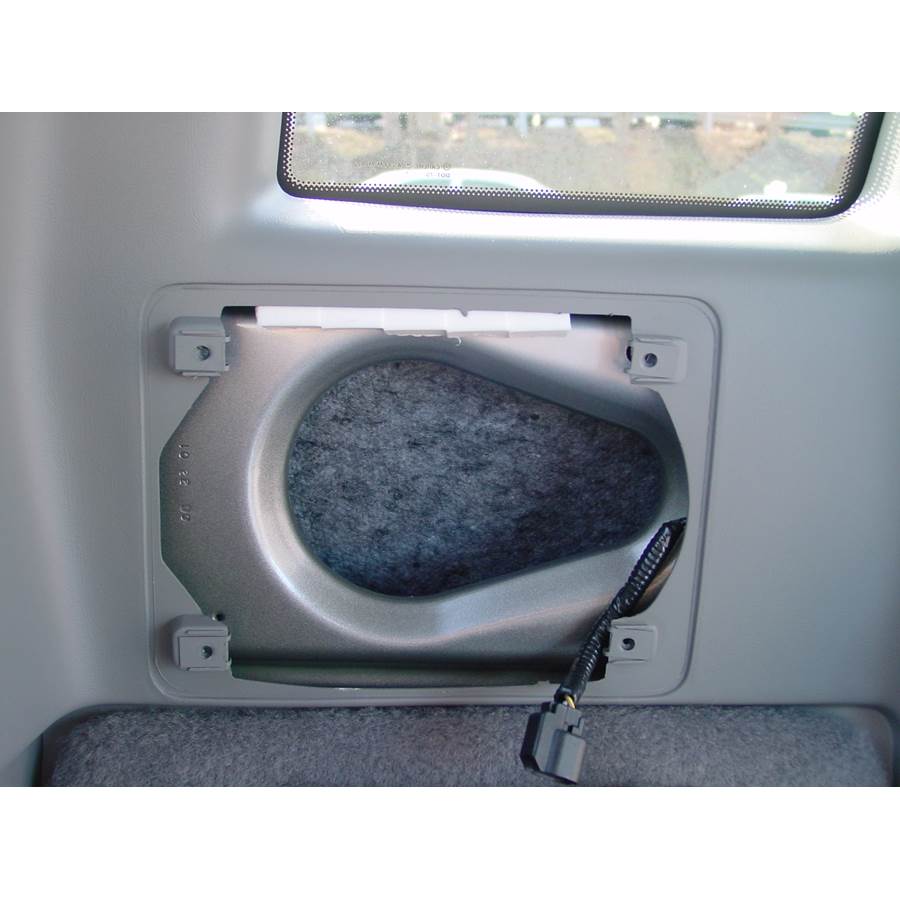 2000 Mazda B Series Rear cab speaker removed