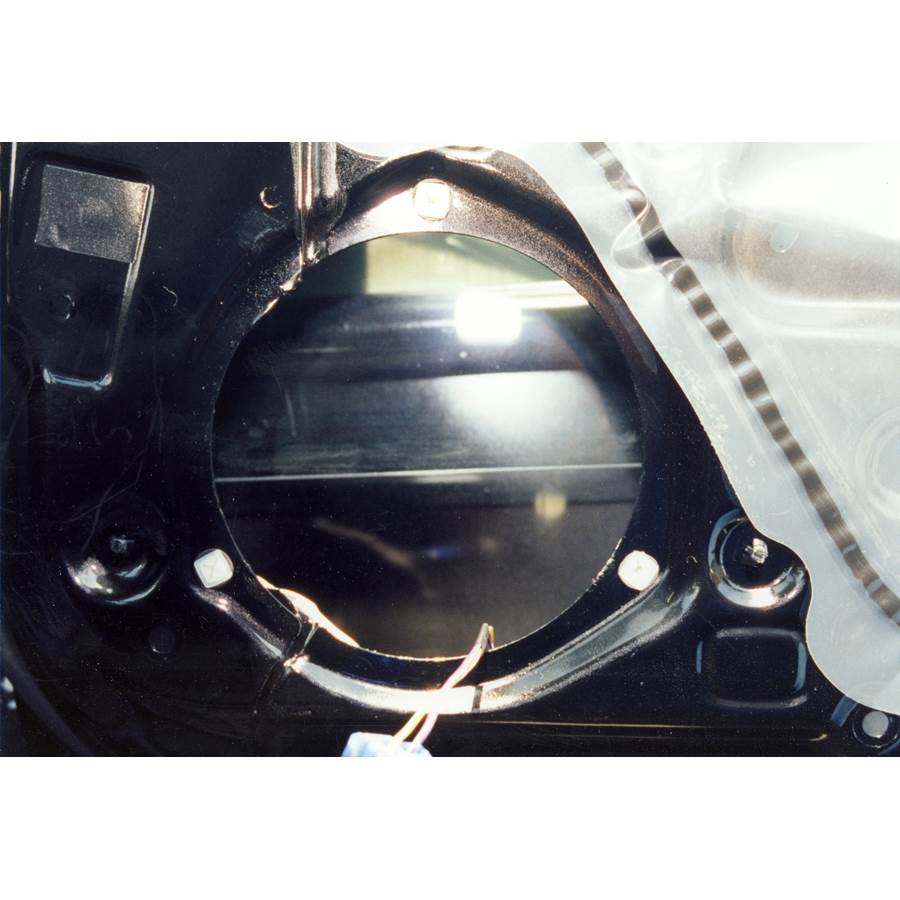 1997 Mazda Protege Front speaker removed