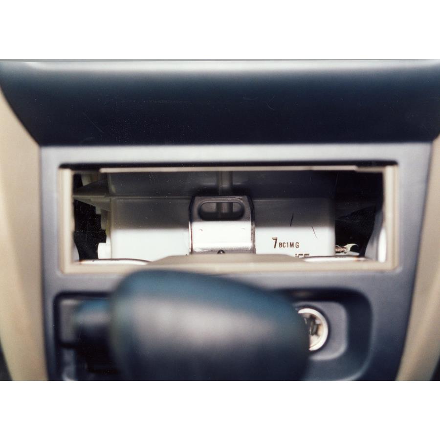 1998 Mazda Protege Factory radio removed