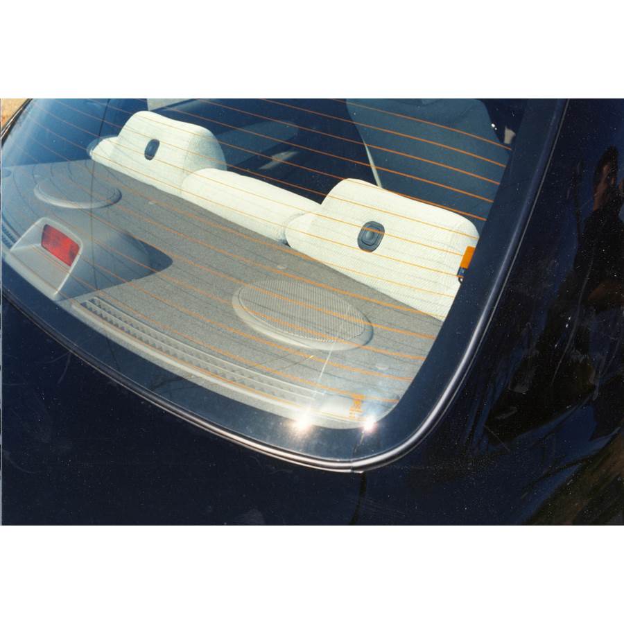 1997 Mazda Protege Rear deck speaker location