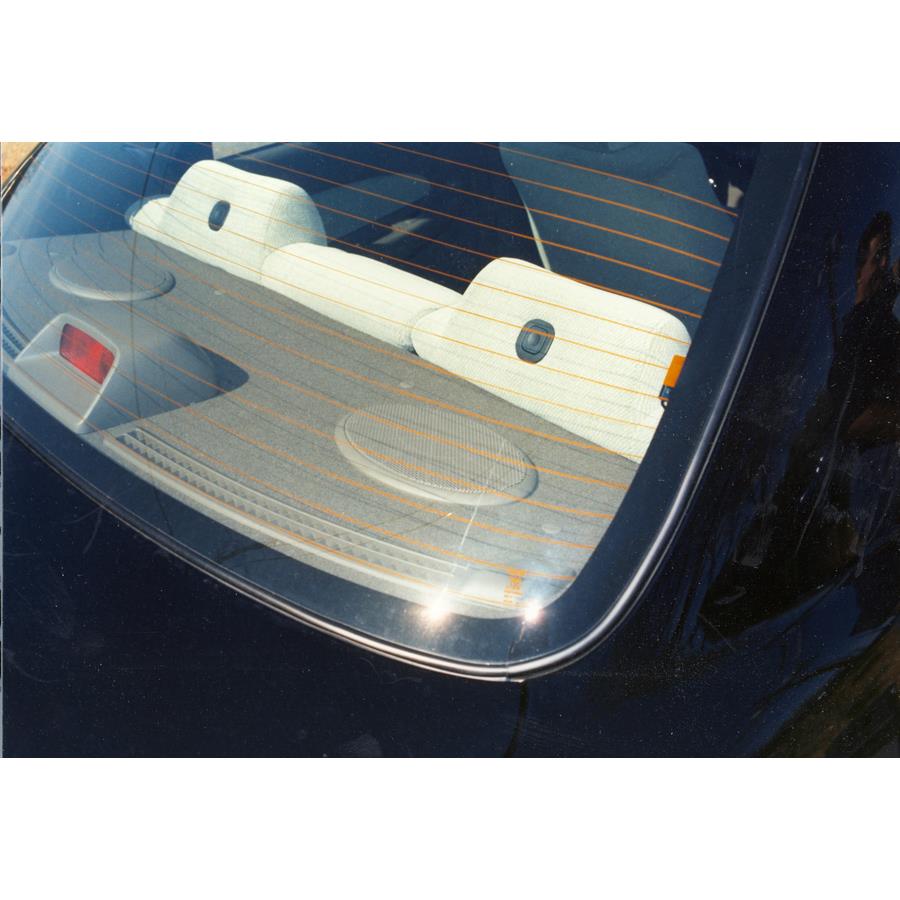 1998 Mazda Protege Rear deck speaker location