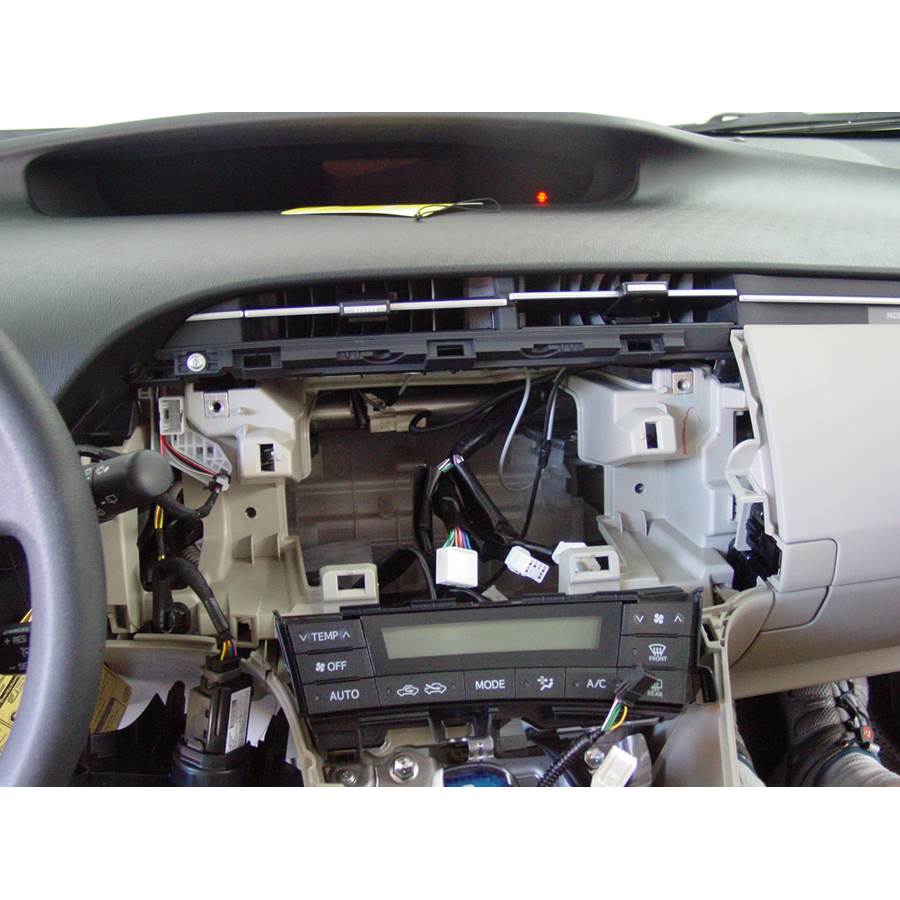 2013 Toyota Prius Factory radio removed