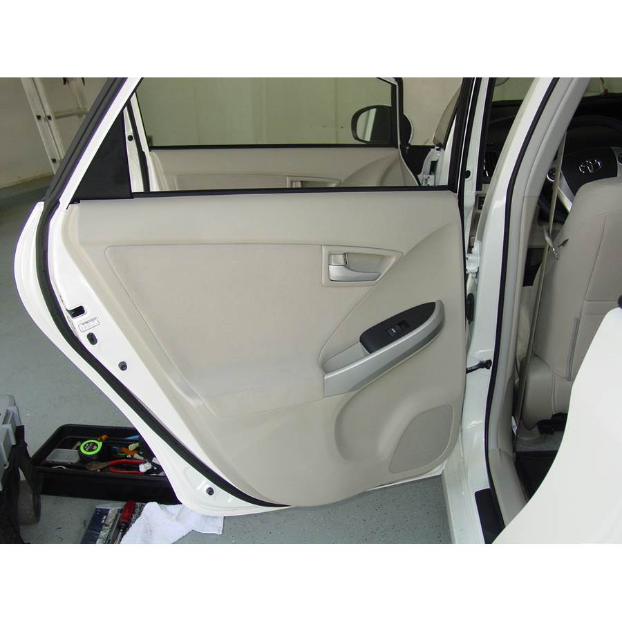 2013 Toyota Prius Rear door speaker location