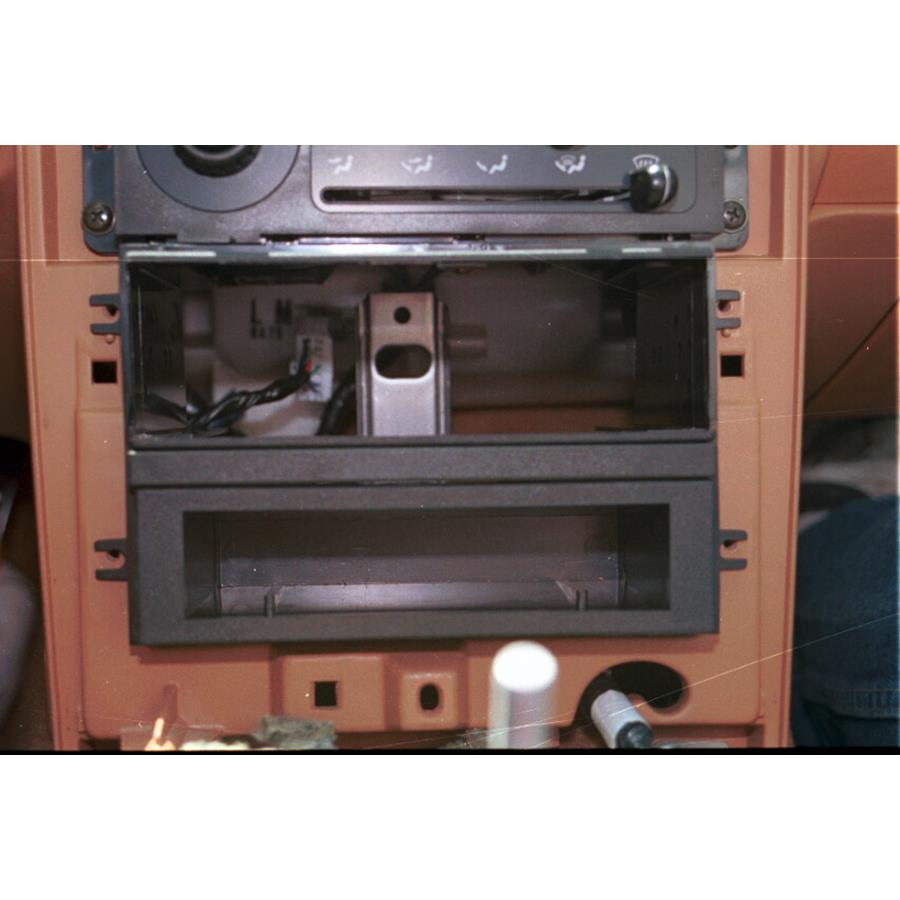 1997 Mazda Miata Factory radio removed