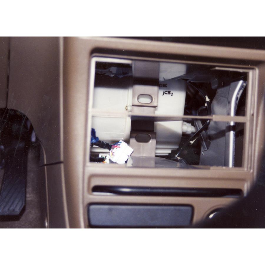 1995 Mazda Protege Factory radio removed