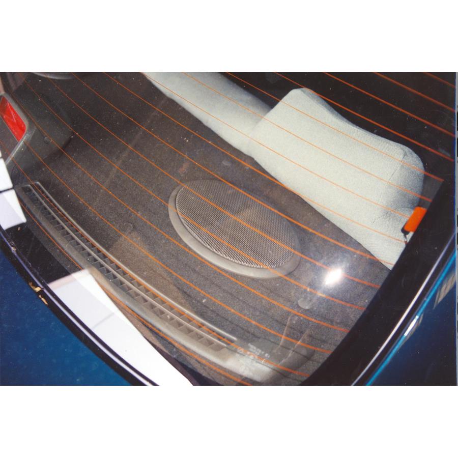 1996 Mazda Protege Rear deck speaker location