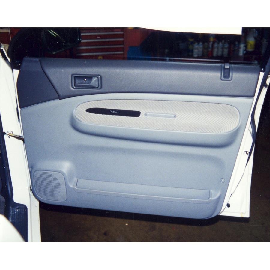 1999 Mazda MPV Front door speaker location