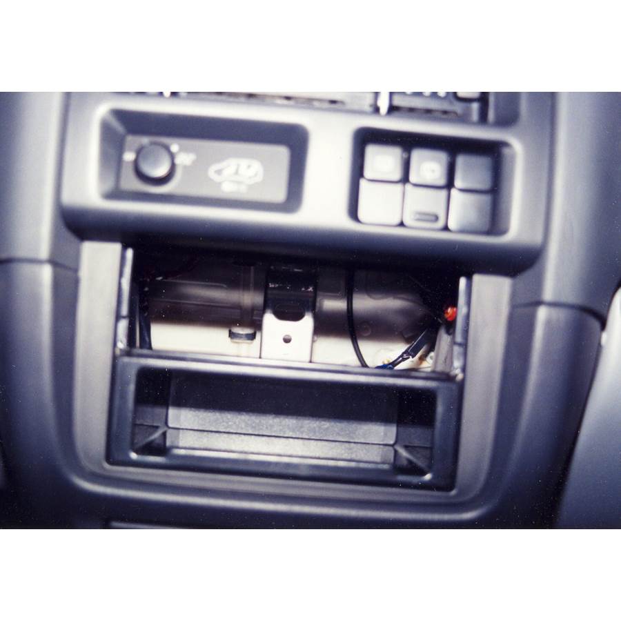1999 Mazda MPV Factory radio removed