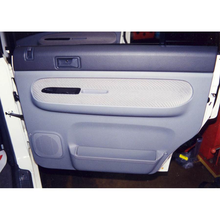1999 Mazda MPV Rear door speaker location