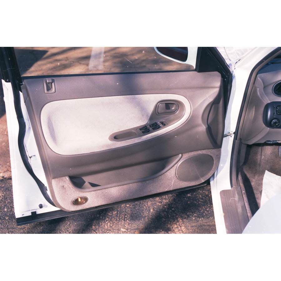 1995 Mazda 626 Front door speaker location