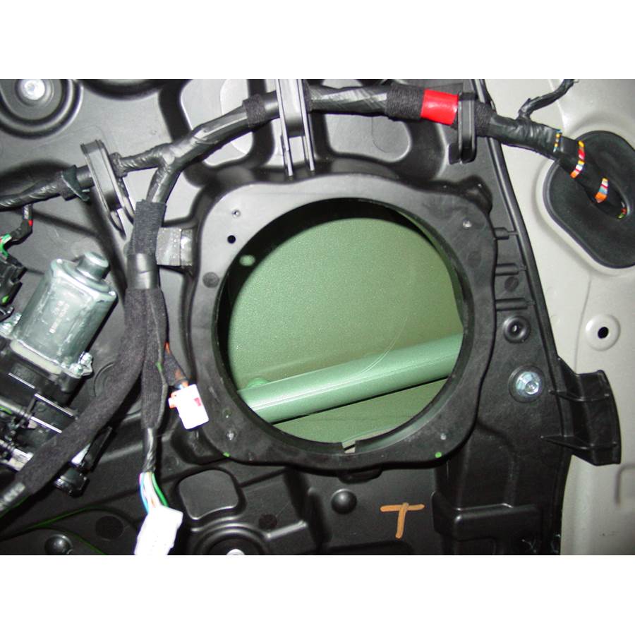 2011 Hyundai Sonata Hybrid Front speaker removed