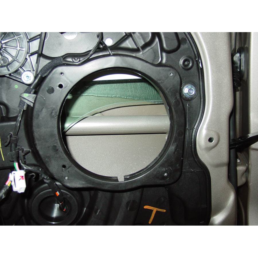 2011 Hyundai Sonata Hybrid Rear door speaker removed