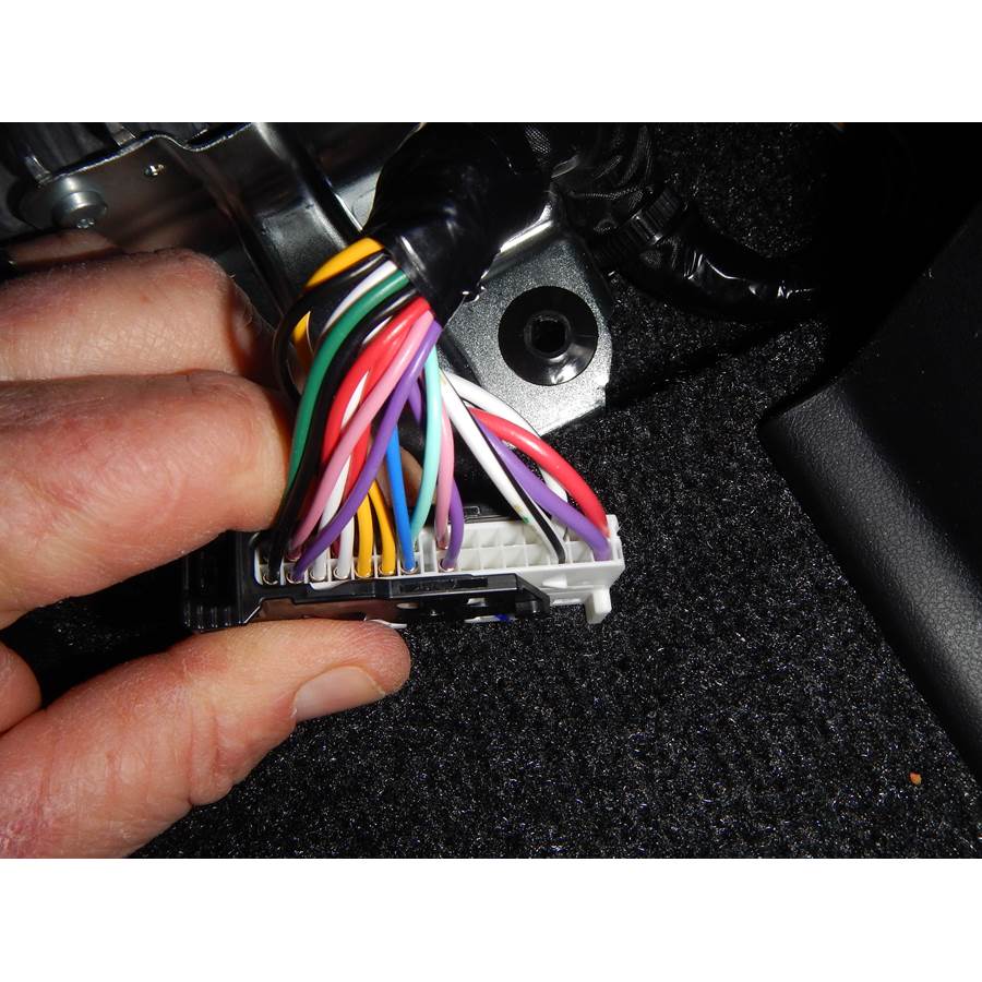 2012 Toyota Prius V Factory amp wiring