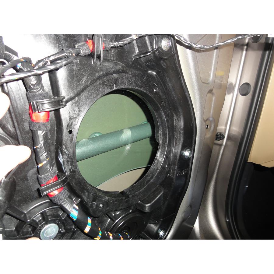 2016 Hyundai Elantra Front door woofer removed
