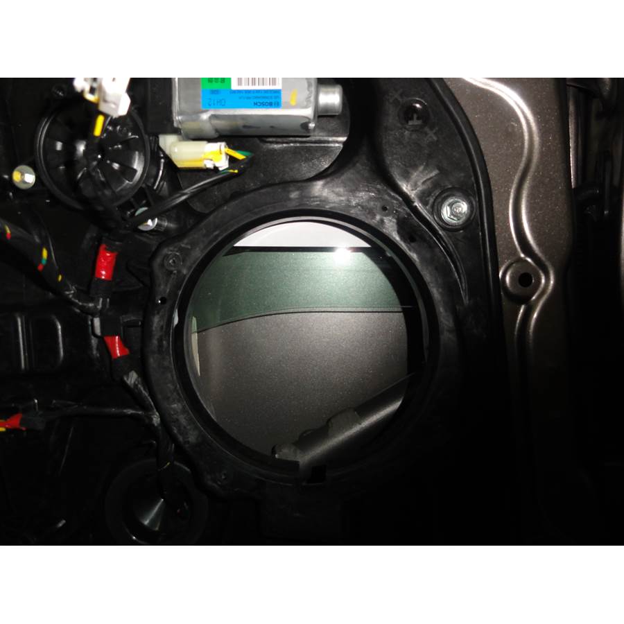 2012 Hyundai Elantra Rear door speaker removed