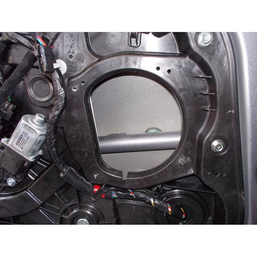 2014 Hyundai Elantra GT Front door woofer removed