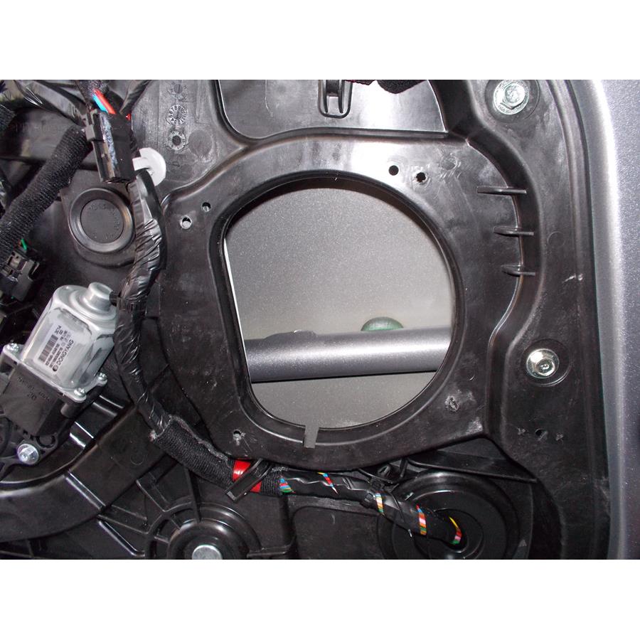 2016 Hyundai Elantra GT Front door woofer removed