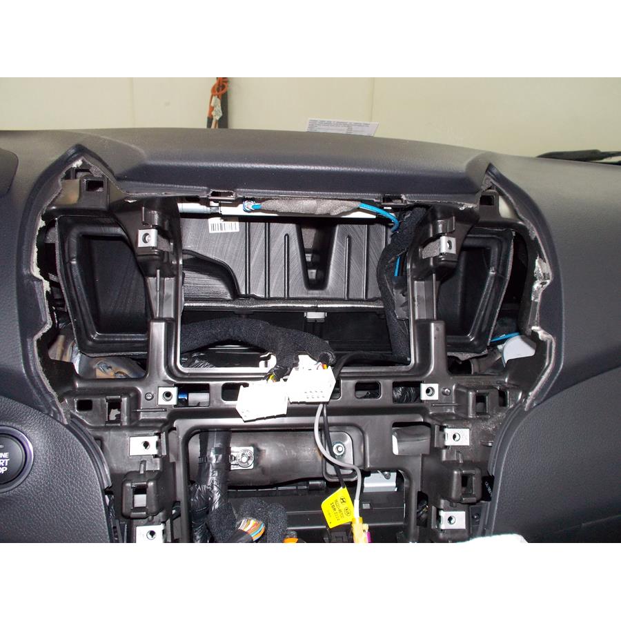 2017 Hyundai Elantra GT Factory radio removed