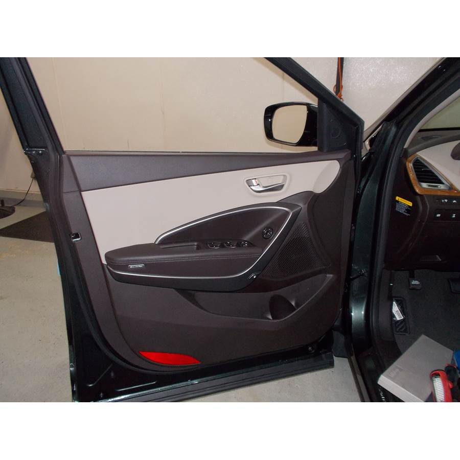 2014 Hyundai Santa Fe Front door speaker location
