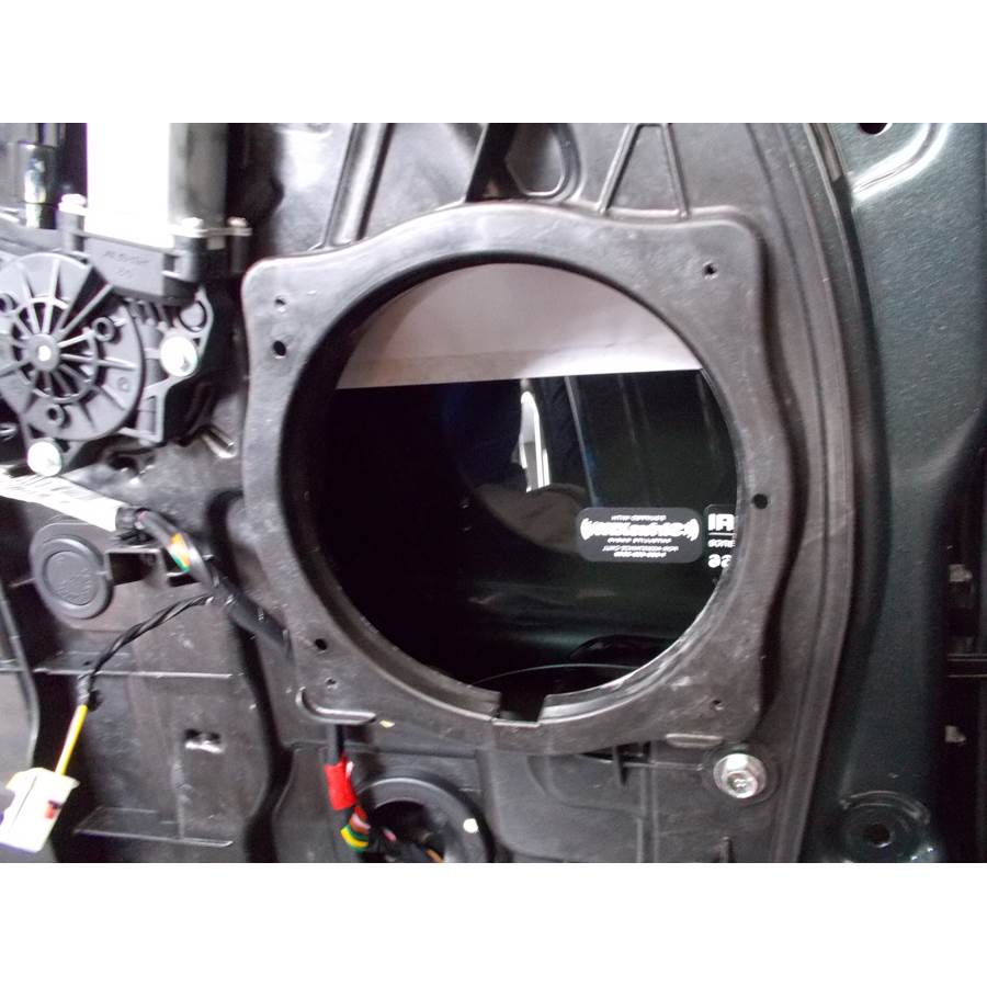 2014 Hyundai Santa Fe Rear door speaker removed