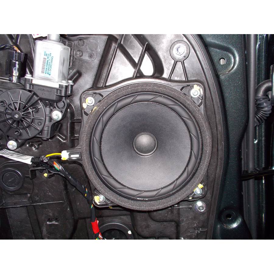 2016 Hyundai Santa Fe Rear door woofer location