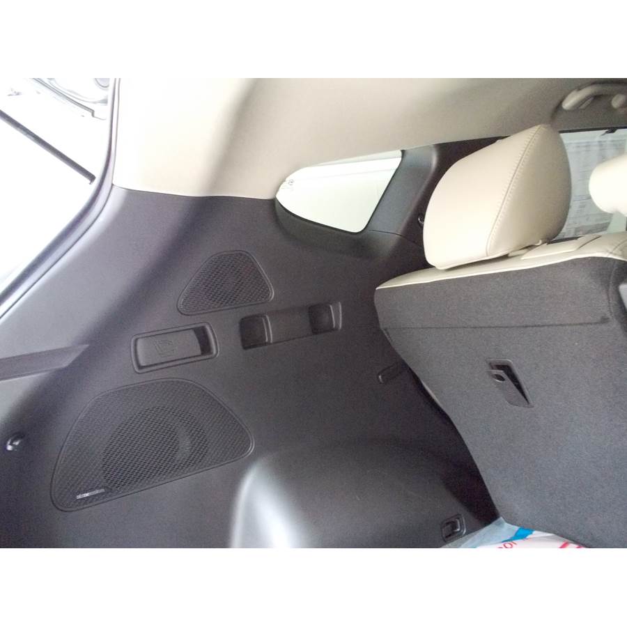 2016 Hyundai Santa Fe Rear pillar speaker location
