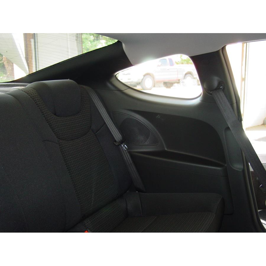 2016 Hyundai Genesis Rear side panel speaker location