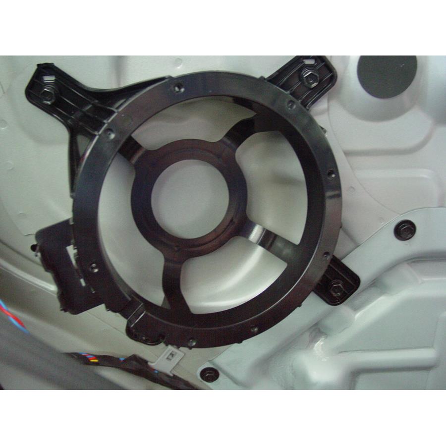 2016 Hyundai Genesis Rear side panel speaker removed