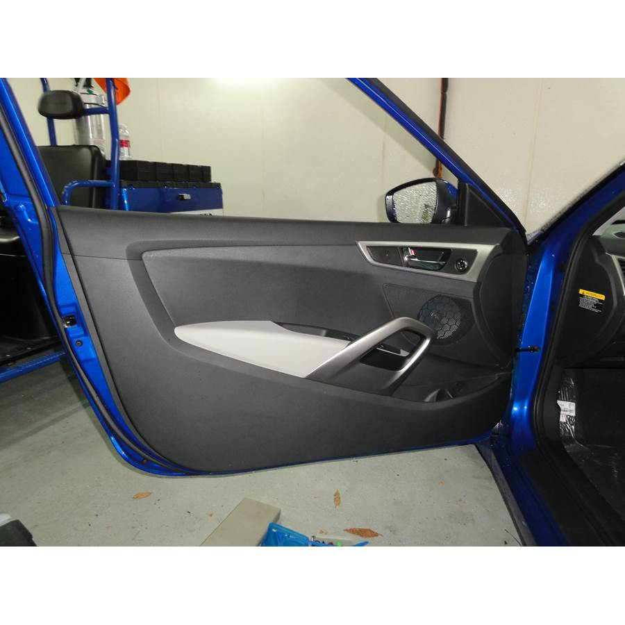 2012 Hyundai Veloster Front door speaker location