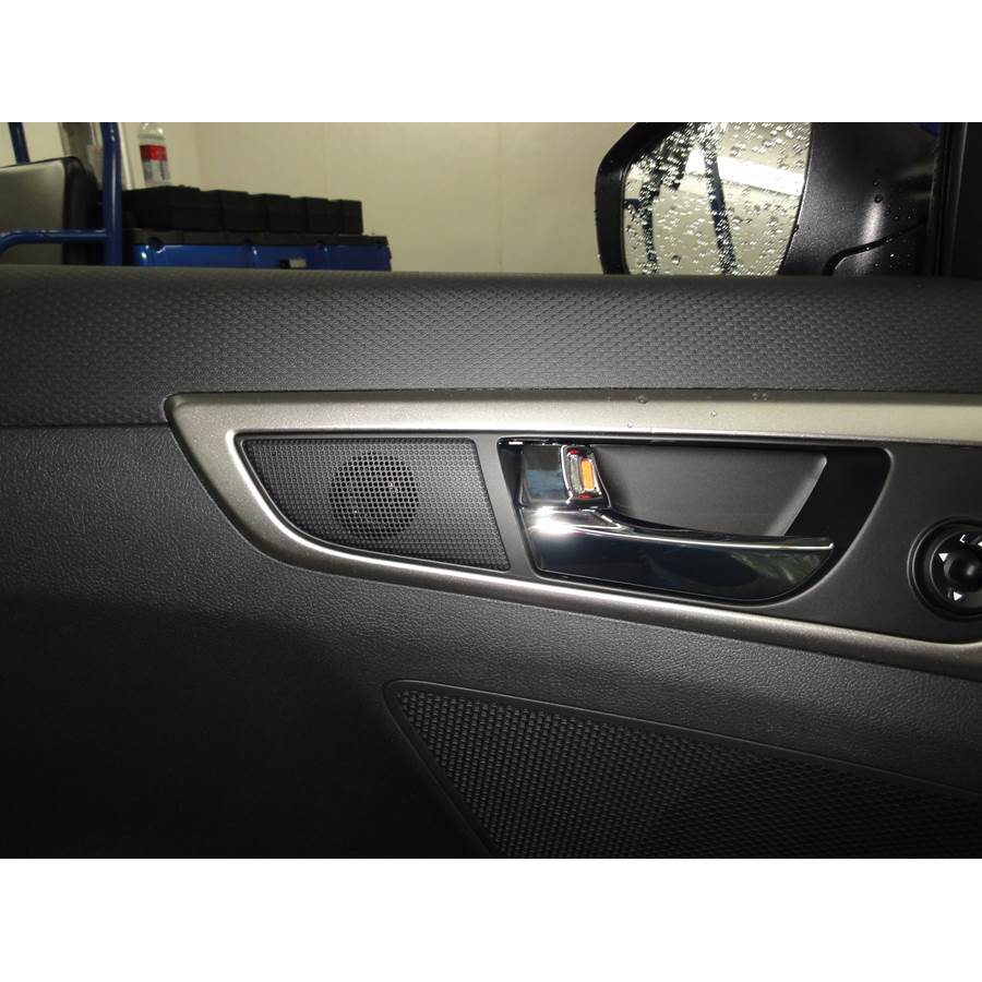 2012 Hyundai Veloster Front door tweeter location