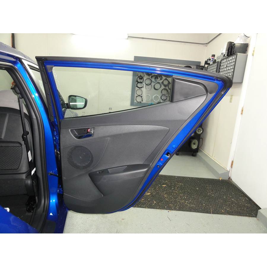 2012 Hyundai Veloster Rear door speaker location