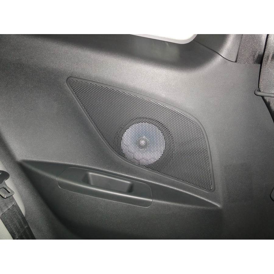 2012 Hyundai Veloster Rear side panel speaker location