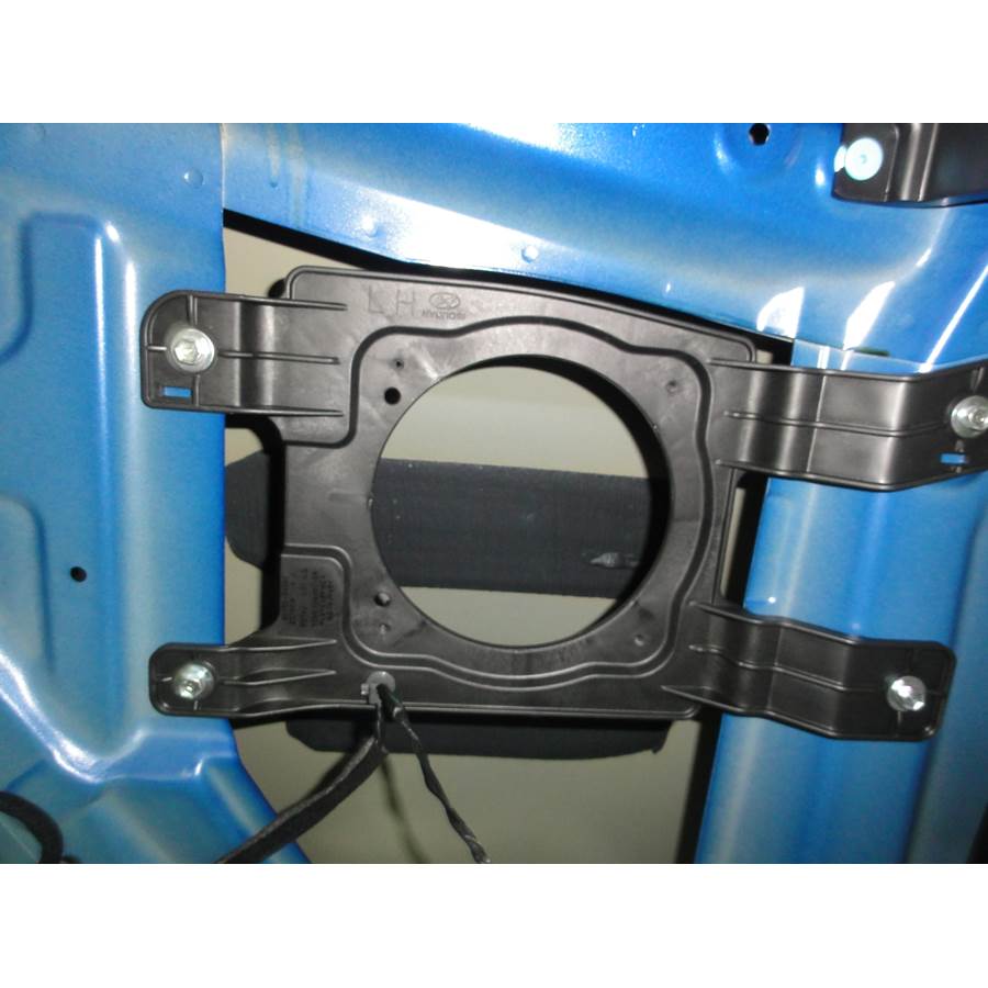 2016 Hyundai Veloster Rear side panel speaker removed