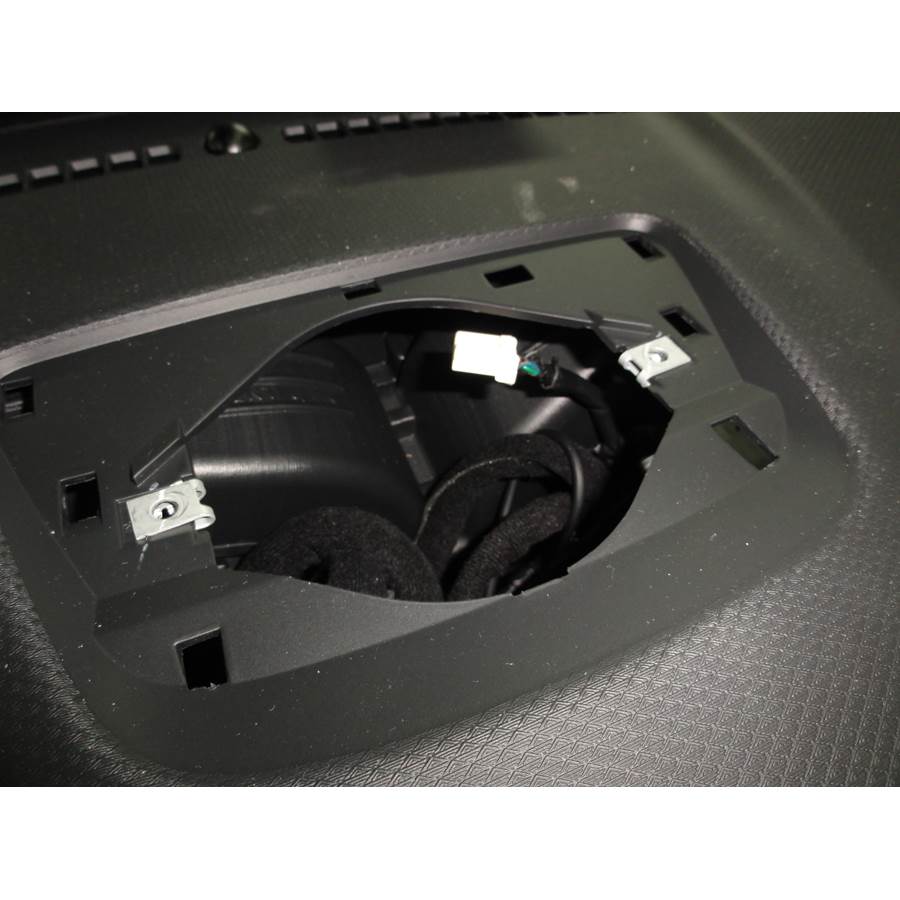 2012 Hyundai Veloster Center dash speaker removed