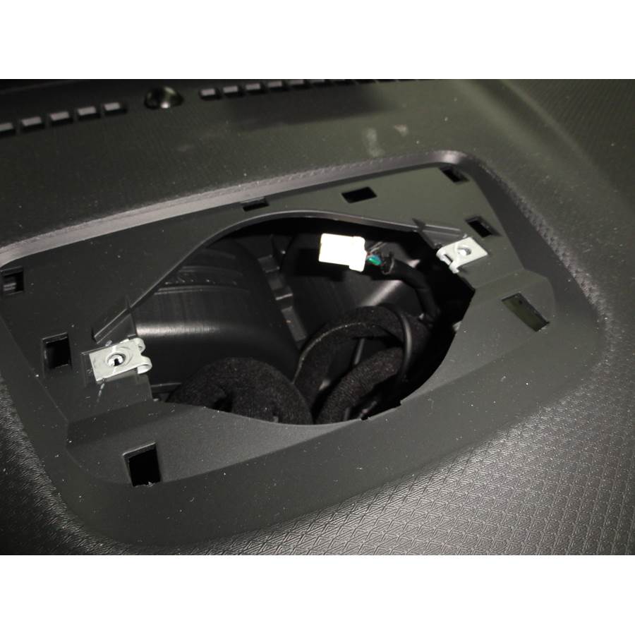 2013 Hyundai Veloster Center dash speaker removed