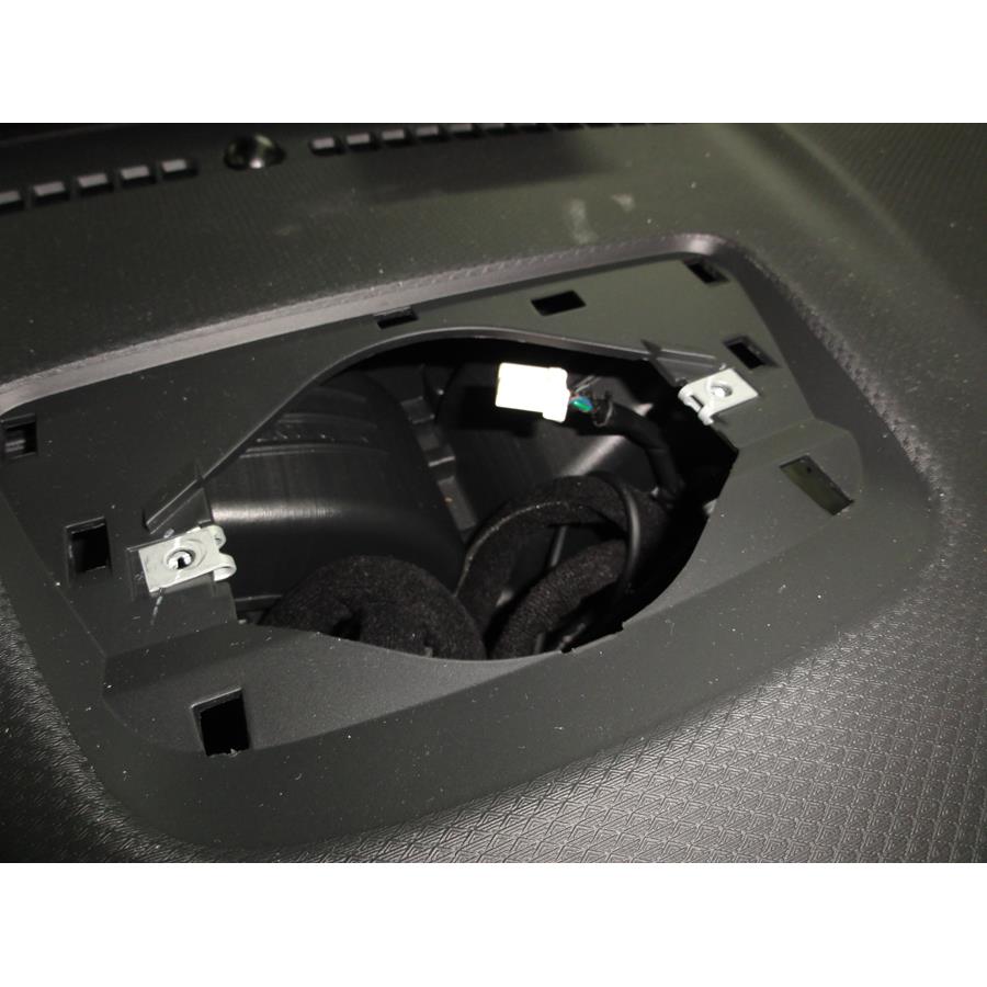 2015 Hyundai Veloster Center dash speaker removed