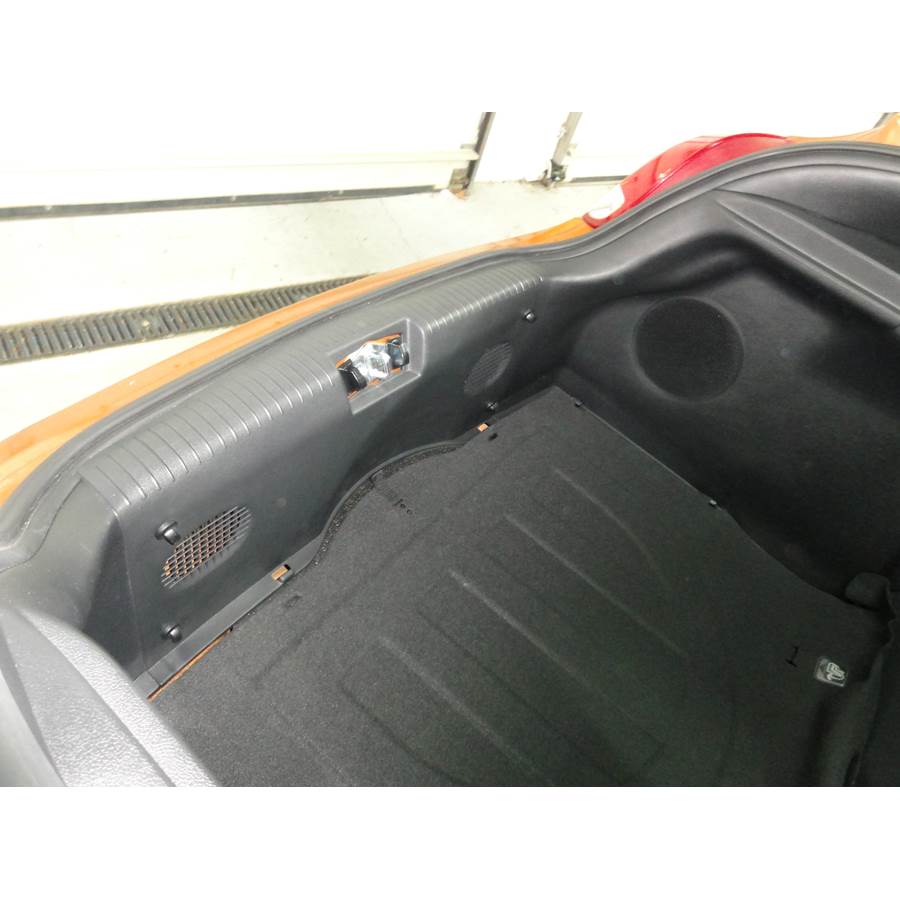 2014 Hyundai Veloster Far-rear side speaker location